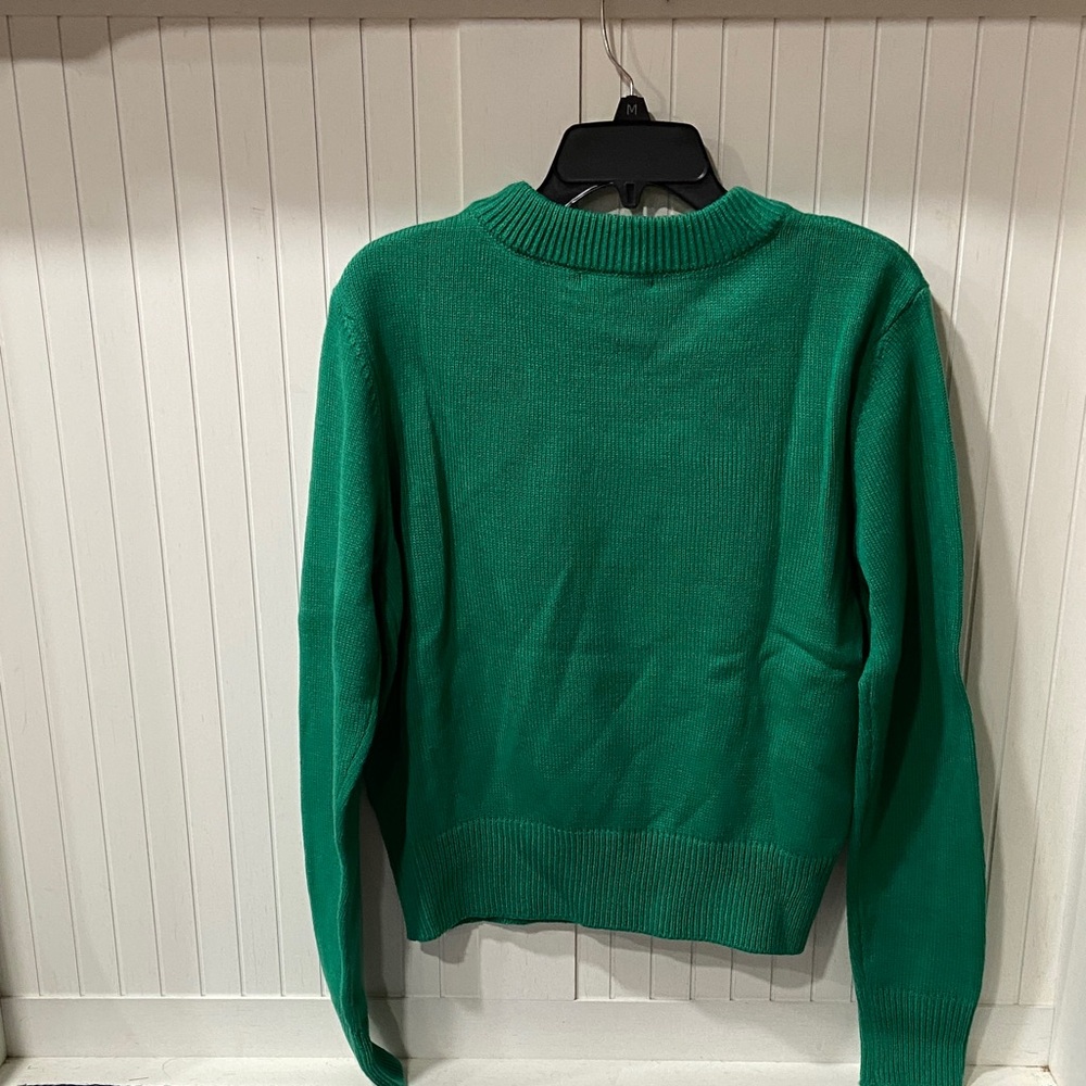 Grayson Threads Green Crew Neck Sweater - Picture 3 of 4